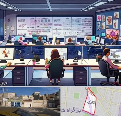 آموزشگاه انیمیشن سازی در اتابک