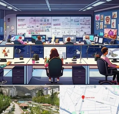 آموزشگاه انیمیشن سازی در بلوار تعاون 