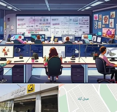 آموزشگاه انیمیشن سازی در عبدل آباد