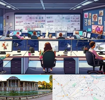 آموزشگاه انیمیشن سازی در عفیف آباد شیراز 