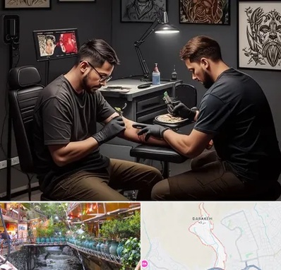 تاتو کار در درکه 