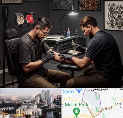 تاتو کار در الهیه 