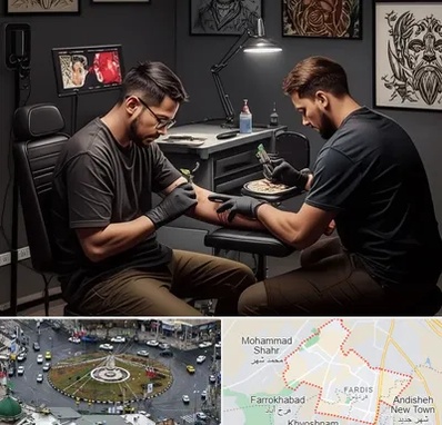 تاتو کار در فردیس کرج 