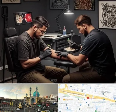 تاتو کار در رسالت 