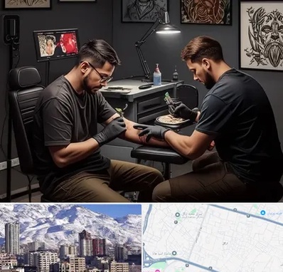 تاتو کار در ازگل 