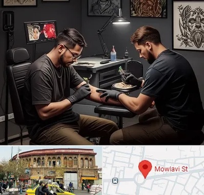 تاتو کار در مولوی