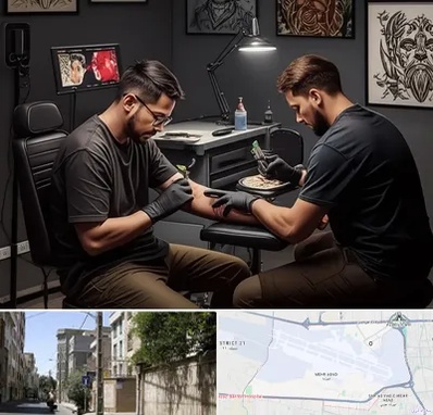 تاتو کار در مهرآباد