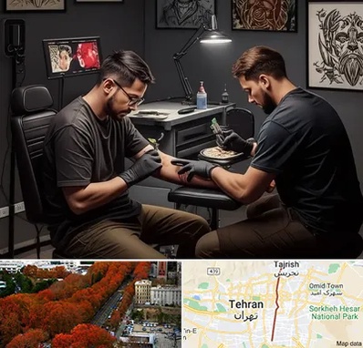 تاتو کار در ولیعصر 