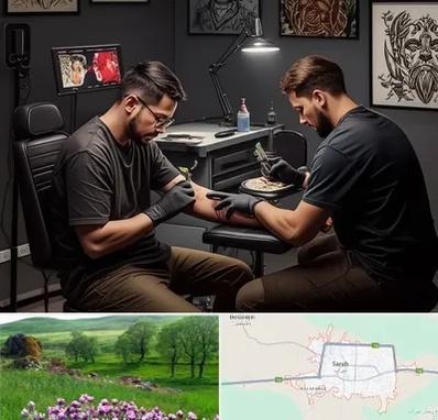 تاتو کار در سراب