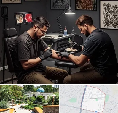 تاتو کار در باغمیشه تبریز 