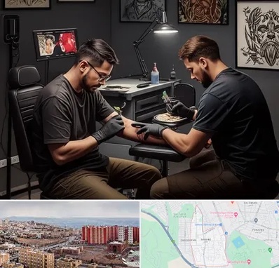 تاتو کار در سهند تبریز 