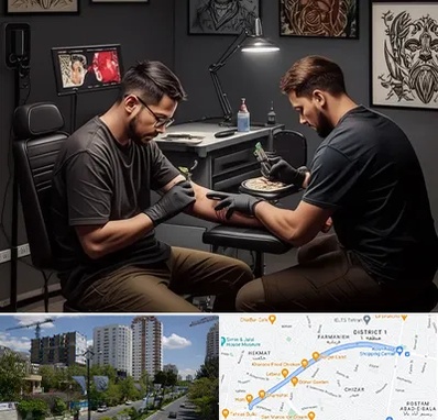 تاتو کار در اندرزگو 