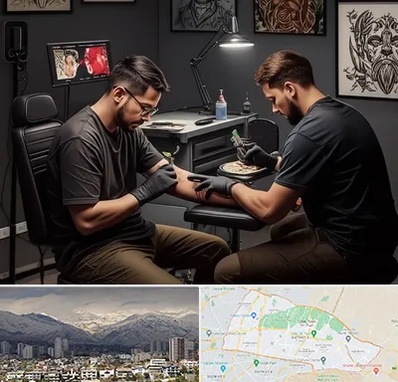 تاتو کار در منطقه 4 تهران 