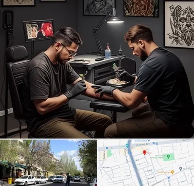 تاتو کار در کوی فیروز تبریز 