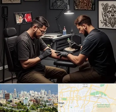 تاتو کار در شرق تهران 