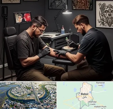 تاتو کار در بابل