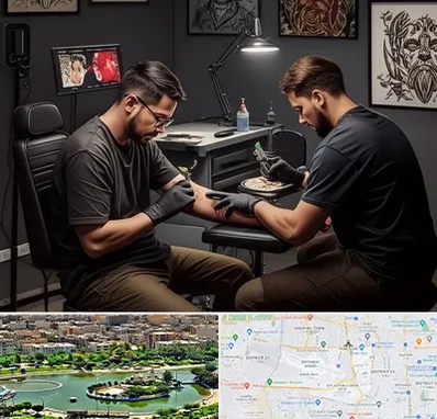 تاتو کار در منطقه 9 تهران 