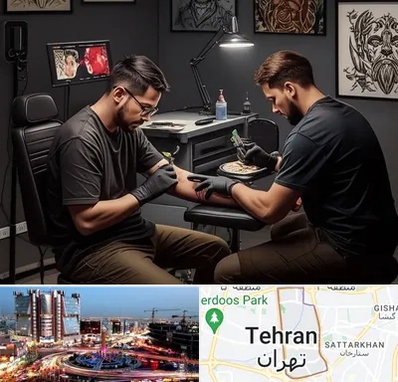 تاتو کار در صادقیه 