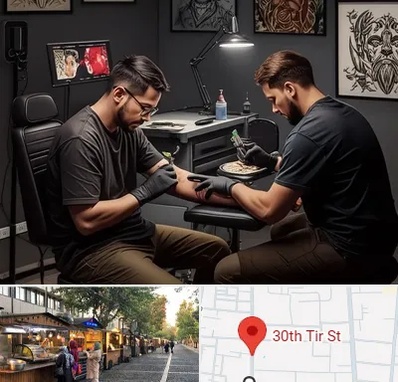 تاتو کار در سی تیر