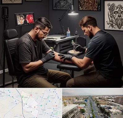 تاتو کار در حصارک کرج 