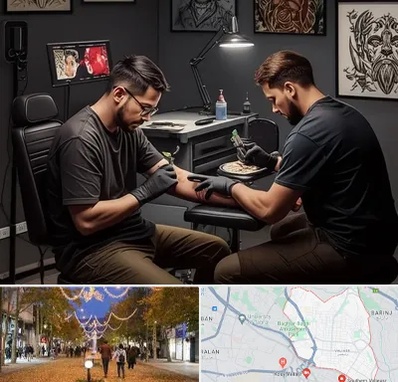 تاتو کار در ولیعصر ارومیه 