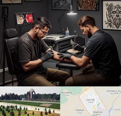 تاتو کار در قرچک