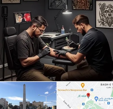 تاتو کار در فلکه گاز شیراز 