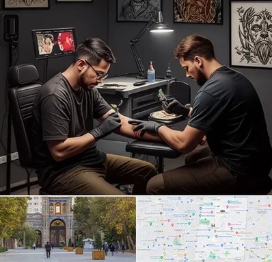 تاتو کار در منطقه 12 تهران 