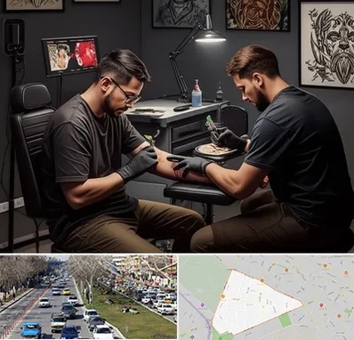 تاتو کار در احمدآباد مشهد 