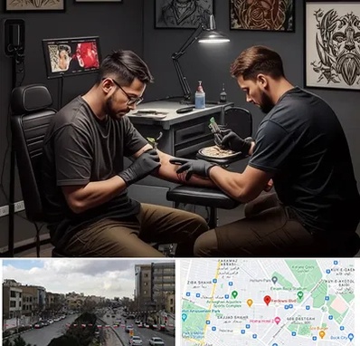 تاتو کار در بلوار فردوسی مشهد 