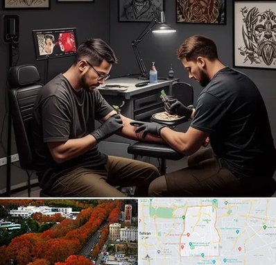 تاتو کار در منطقه 6 تهران 