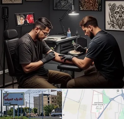 تاتو کار در فاز یک اندیشه