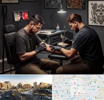 تاتو کار در منطقه 7 تهران 