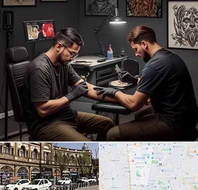 تاتو کار در منطقه 11 تهران