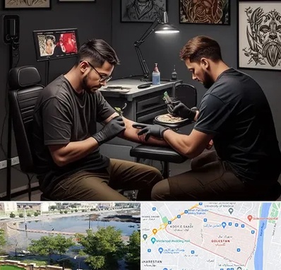 تاتو کار در گلستان اهواز 