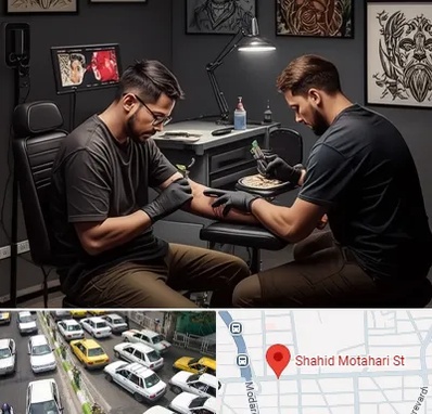 تاتو کار در مطهری تهران