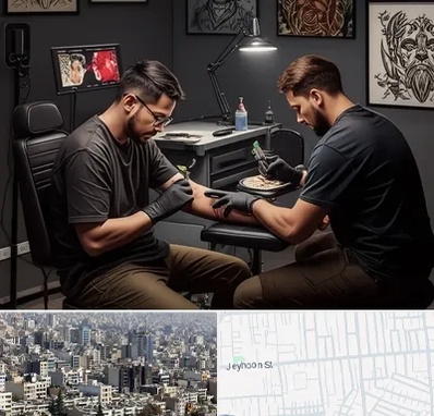 تاتو کار در جیحون 