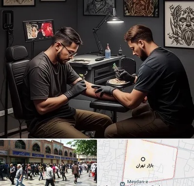 تاتو کار در بازار تهران