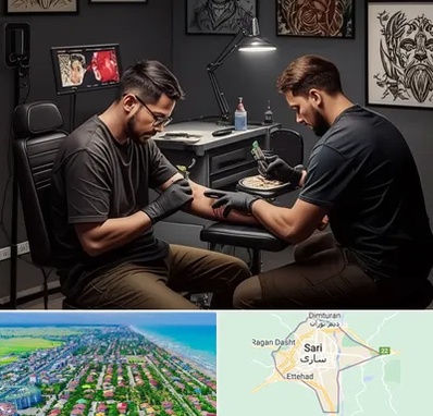 تاتو کار در ساری