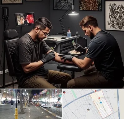 تاتو کار در باغ فیض اسلامشهر 