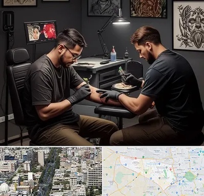 تاتو کار در منطقه 18 تهران 