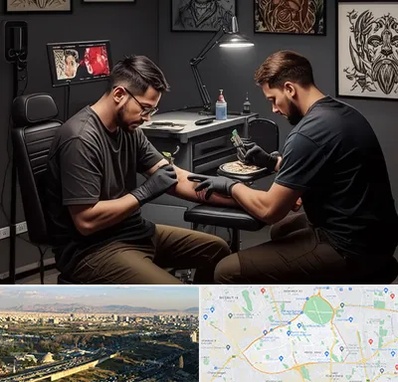 تاتو کار در منطقه 19 تهران 