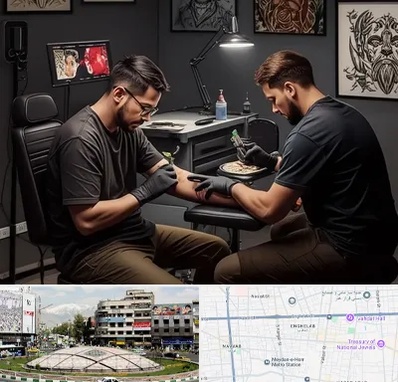 تاتو کار در مرکز تهران 