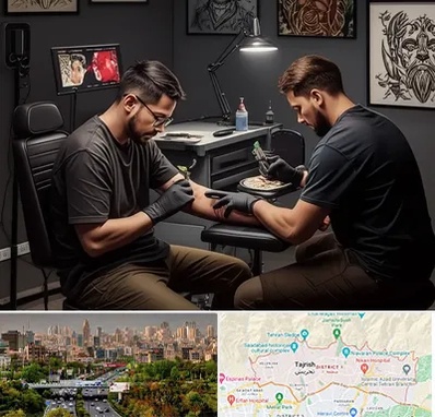 تاتو کار در منطقه 1 تهران 