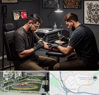 تاتو کار در مرزداران تبریز 