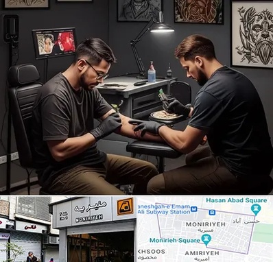 تاتو کار در منیریه 