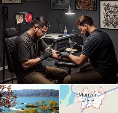 تاتو کار در مریوان
