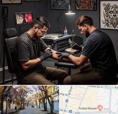 تاتو کار در تربیت تبریز 