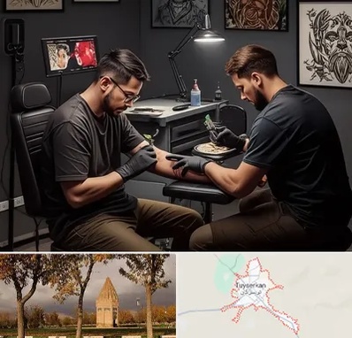 تاتو کار در تویسرکان