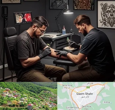 تاتو کار در قائم شهر